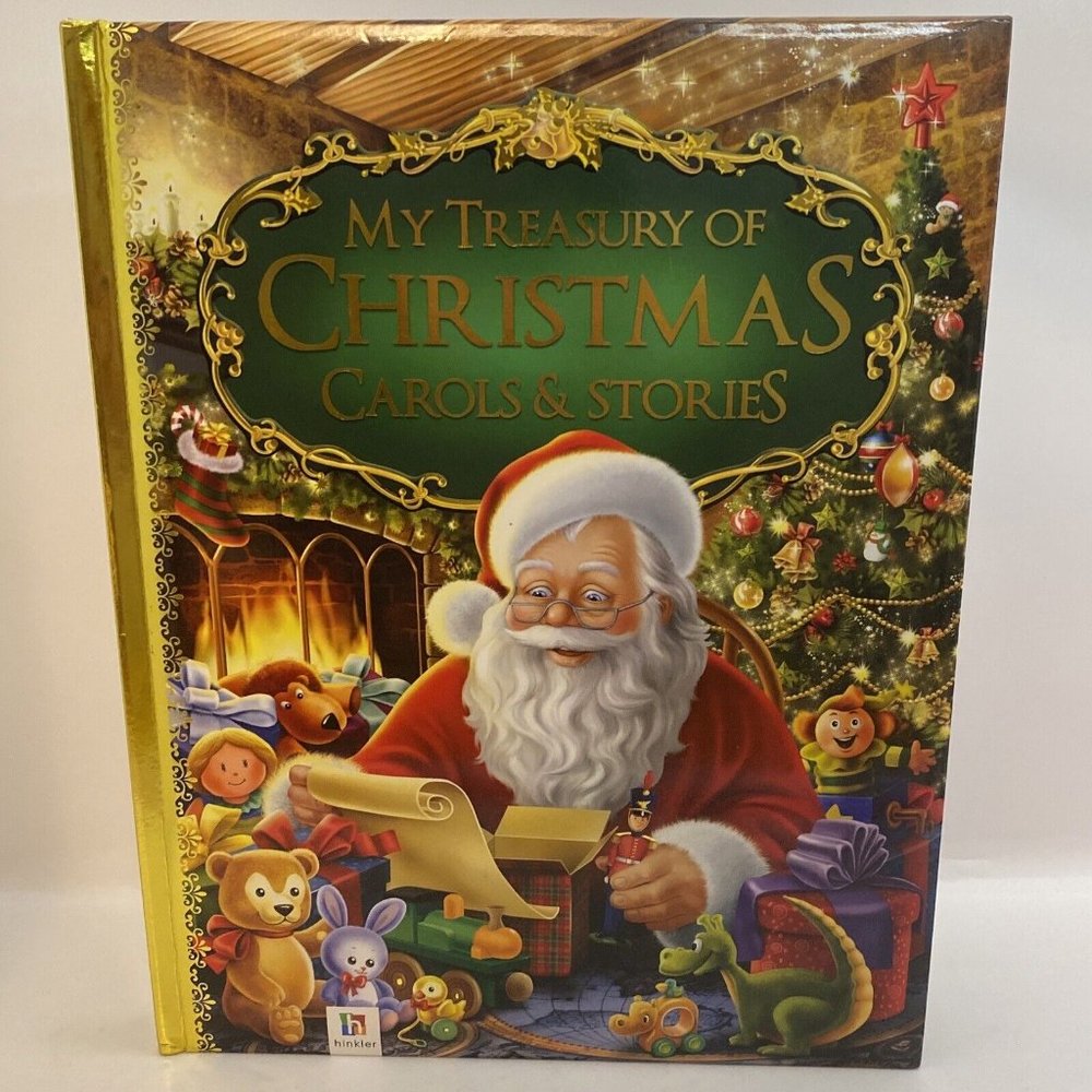 My Treasury Of Christmas Carols And Stories Hardcover Children’s Book
